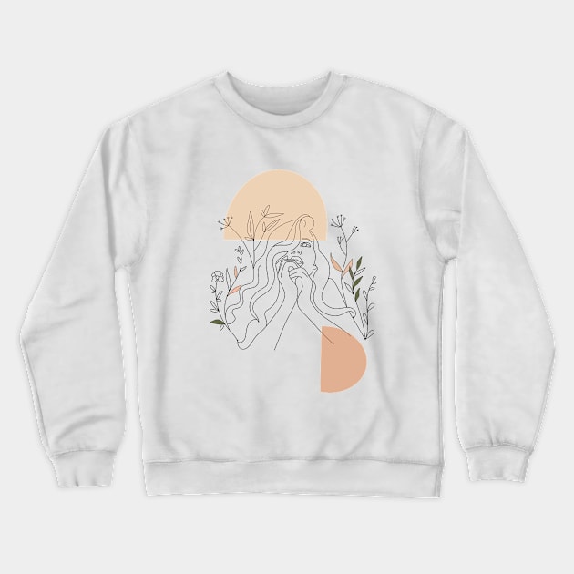 woman Crewneck Sweatshirt by Antho